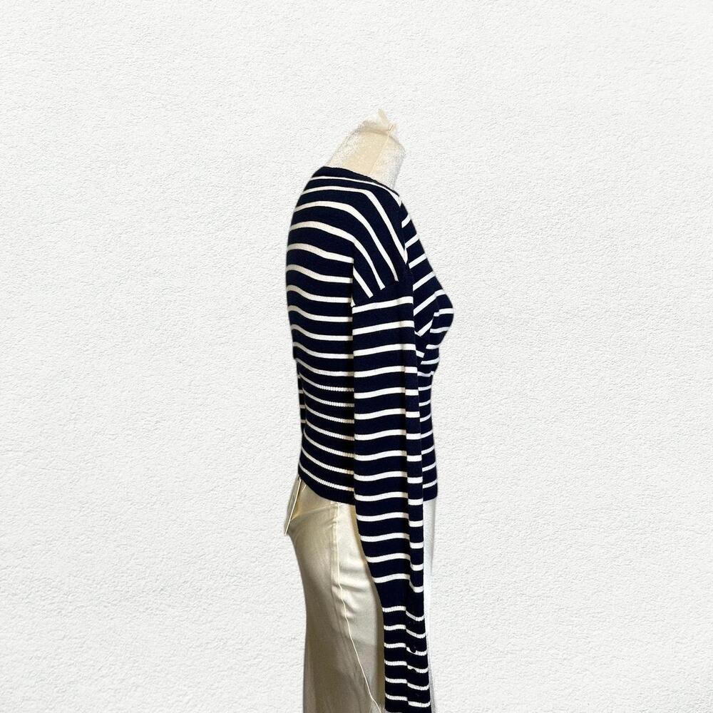 Lioness Head in the Clouds Cardigan in Navy Stripe